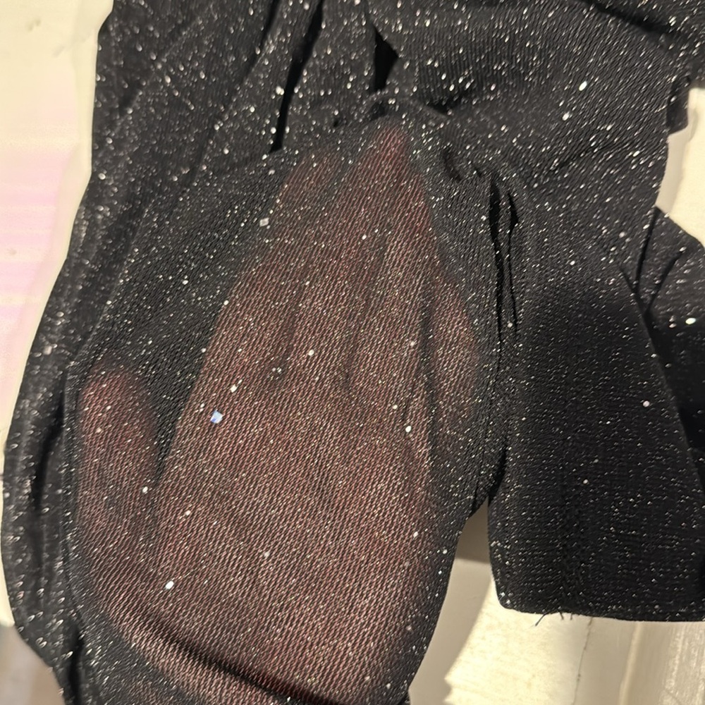 Black Sparkle Women's Top - Picture 3 of 3
